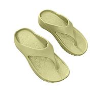 Women Orthotic Flip Flop with Arch Support Shoes oft Thong Pillow Slippers Open Toe Slip On Sandals Ladies Comfortable Wide Fit Slipper with Plantar Fasciitis Shoe Summer Beach Flip-Flops for Outdoor