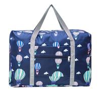 Women Overnight Bags Foldable Printed Waterproof Zipper Closure Large | Casual Weekend Bag with Trolley Sleeve Ladies Vacation Simple Bag Clothes Storage Organizer