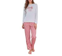 Women Pajama Sets for Women Cozy Homewear with Floral Lace Trim and Breathable Comfortable Sleepwear Loungewear for Relaxed Nights and Elegant Nightwear in Spring Autumn Seasons (White, L)