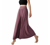 Women Palazzo Wide Leg Flare Pants Sale Clearance Prime Trouser Plus Size Elegant Ladies New Long Hippy Gypsy Maxi Elastic Loose Waist Jersey UK Skirt Wide Leg Trousers Lightweight High Waisted Pants