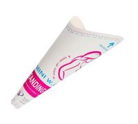 Women Pee Cones - 12 Pieces Disposable Cardboard for Public Bathrooms, Travel, Pregnancy, Back Pain - Portable Female Urinal for Hygiene and Emergencies Outside the Home