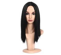 Women Pink Red Gold Brown Black Blue Wig U Part Short Pink Red Bob Straight Human Hair Wigs Glueless Synthetic Fancy Dress Anime 70S Party Cosplay or Daily