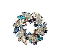 women pins brooch round coat women's cardigan pin buckle fixed corsage clothes with accessories fashion brooches Made in China