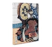 Women Playing A Drum By Yashima Gakutei Asian Japanese Canvas Wall Art Print Ready to Hang, Framed Picture for Living Room Bedroom Home Office Décor, 24x16 Inch (60x40 cm)