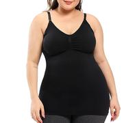 Women Plus Size Seamless High Elastic Nursing Vest Fat Mother Lining On The Open Button Maternity Bra Underwear Waist Corset, black, 5X-Large