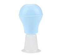 Women Portable Soft Cups Correction for Inverted Flat Nipples, Aspirator Puller, Food Grade Silicone, Easy to Use, Heat Resistant, Cold Resistant, for Pregnant and Lying in Women (Blue)