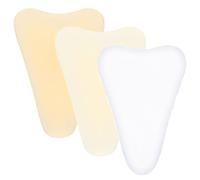 Women Private Parts Pad, 3 Pieces Adhesive Silicone Waterproof Cover Pad Washable, Reusable Silicone Soft Private Parts Cover for Leggings, Swimwear, Activewear, Yoga Pants (2.4 x 3.3 inch)