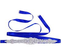 Women Prom Evening Dress Decorative Waistband Bridal Crystal Sashes Wedding Belt Sash with Rhinestones