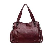 Women PU Hobo Handbags Large Capacity Solid Color with Adjustable Strap | Shoulder Bag and Underarm Purse for Daily Travel Work with Reinforced Stitching and Multiple Compartments