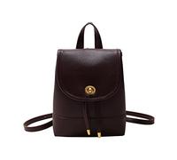 Women PU Leather Backpack Female Solid Color Backpack All-matching Casual Back Pack Lady Phone Pouch Girl Schoolbag Lady Solid Women Lovely Small All-matching Pu Daypack