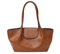 Women PU Leather Chic Spacious Handbag Solid Color Underarm Purse Large Capacity Large Work Bags for Daily Office Work Outing Social Occasions (green) (Style 3)