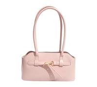 Women PU Leather Stylish Underarm Bag Zipper Closure Long Top Handle Shoulder Bags Sweet Cool Handbag Commute Daily Work Bag