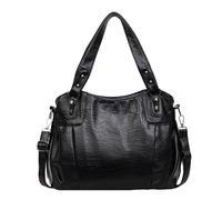 Women PU Underarm Purse Large Capacity Tote Bag | Adjustable Strap Tote Bag and Crossbody Purse for Daily Travel Work