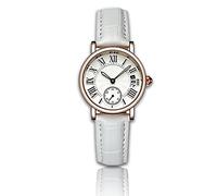 Women Quartz Watches, Lady Analog Round Quartz Leather Strap Date Classical Wristwatch(#01)