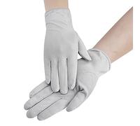 Women Quick Dry Breathable Mesh Gloves Thin UV Sun Protection Lightweight Cycling Driving Gloves Sport GYM Fitness Workout Racing Mitts Summer Full Fingers Non-slip Silicone Gloves Riding Gloves