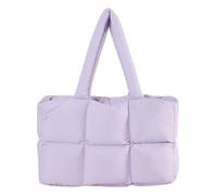 Women Quilted Soft Cloud Shoulder Bag Padded Handbag Large Capacity Tote | For Shopping Commutes Travel With Spacious Opening Pocket And Versatile Handbag Or Shoulder Carry