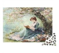 Women Reading BooksJigsaw Puzzles 1000 Pieces for Adults Puzzle Educational Gamesn Aesthetic Taste
