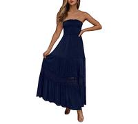 Women Renaissance Dress Square Neck Lace-up Bell Sleeve Medieval Vintage Dresses Petite Summer Dresses sun dresses for women size 14 skirts for women elasticated waist size 20el (Dark Blue, XXL)