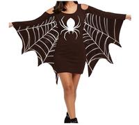 Women Renaissance Maxi Dress Hoodie Witch With Hooded Cape Medieval Cottagecore Soul Reaper Costume Halloween Victorian Short Cocktail Swing