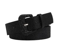 Women Retro Sequin Belt PU Adjustable Stylish Wide Shiny Bling Belt for Statement Party (One Size)