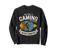 Women Retro T-Shirt Gift Camino de Santiago Welcome Pilgrim Sweatshirt