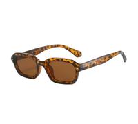 Women Retro Thick Square UV400 Sunglasses, Black PC Frame | UV400 protective lenses. Black PC frame with metal rivets. Retro chunky design, ideal for fashion parties and streetwear.