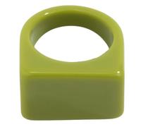 Women Ring, Chunky Resin Simple Thick Finger Ring, Stackable Ring for Daily Wear
