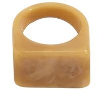 Women Ring Chunky Resin Simple Thick Finger Ring Stackable Ring, Lightweight Smooth Design for Daily Wear, Easy to Layer and Match