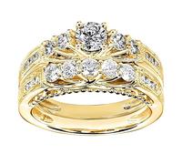 Women Ring for Mother Days Easter Couple's Ring With Diamonds For Women Fashion Jewelry Popular Accessories Boys Rings Ages 8-12 (Gold, 11)