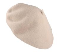 Women’s 100% Wool Beret - Classic French Style Hat, Soft & Warm Autumn Winter Fashion Accessory (UK, Alpha, One Size, Camel)
