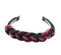 Women’S 3Cm Wide Braided Satin Silk Hairband Classic Solid Weave Headwear Fashion Non Slip Hair Hoop For Everyday Styling