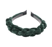 Women’S 3Cm Wide Braided Satin Silk Hairband Classic Solid Weave Headwear Fashion Non Slip Hair Hoop For Everyday Styling