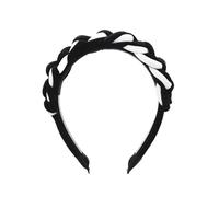 Women’S 3Cm Wide Braided Satin Silk Hairband Classic Solid Weave Headwear Fashion Non Slip Hair Hoop For Everyday Styling