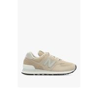 Women’s 574 Beige White Trainers - Beige Suede / 4
