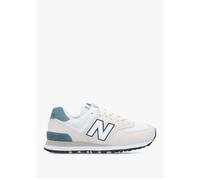 Women’s 574 Darker Grey Matter White Trainers - Grey Fabric / 5