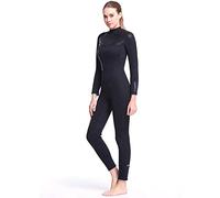 WOMEN,S,5MM Neoprene Wetsuit for Men Women, One Piece Long Sleeve Diving Suit with Back Zip for Cool Water Freediving Snorkeling Swimming