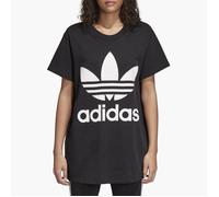 Women’s Adidas Originals Big Trefoil Oversized Tee T-Shirt Black White UK Size 6