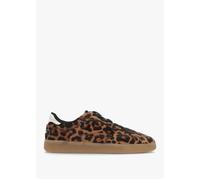 Women’s Alley Leopard Pony Hair Leather Trainers - Leo / 36