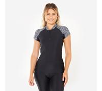 Women’s Aquagym And Aquafitness Short-sleeved Top -- Rachel Black