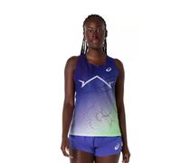 Women’s Asics Metaspeed Sleeveless Shirt, Purple/White, Size S