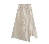 Women’s Asymmetric Ragged Edge Tight Top and High Waist Skirt Set