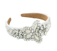 Women’S Baroque Sparkly Headbands, Color Rhinestone Flower Shiny Hairbands Wide Style Fashion Luxury Heavy Industry Exquisite Hair Accessories (Style 8)