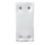 Women’s Bodysuit Extender with Snaps, Adds Length to Bodysuit Torso, Removable and Washable Bodysuit Crotch Extender, White-xs, 4" Length