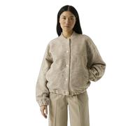 Women’s Bomber with Embroidered Print Garcia Blanc M