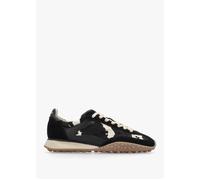 Women’s Bridge MKII Print Black Trainers - Black Suede / 38