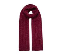 Women’s Cable Knit Scarf with Marl Yarn - Shiraz / ONE