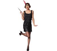 Women’s Charleston Costume 20's 1920s fancy dress flapper cabaret adult carnival