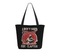 Women’s Clapton Singer Eric Tote Bag Reusable Travel & Grocery Shoulder Bag Essential for Daily Commute & Work