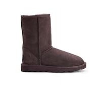 Women’s Classic Sheepskin Boots - Sheepskin Lining Soft Suede Upper - Cosy Wool Interior, Lightweight EVA Sole - Classic Mid-Length Winter Boot for Everyday Comfort & Warm Wear - Chocolate Brown/UK 7