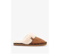 Women’s Claudia Camel Mule Slippers - Tan Fabric / 40